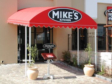 FIXED AWNINGS - TUNNEL AWNING